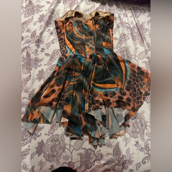 Ruthless Mesh Pleated Corset Mini Dress - Picture 5 of 5